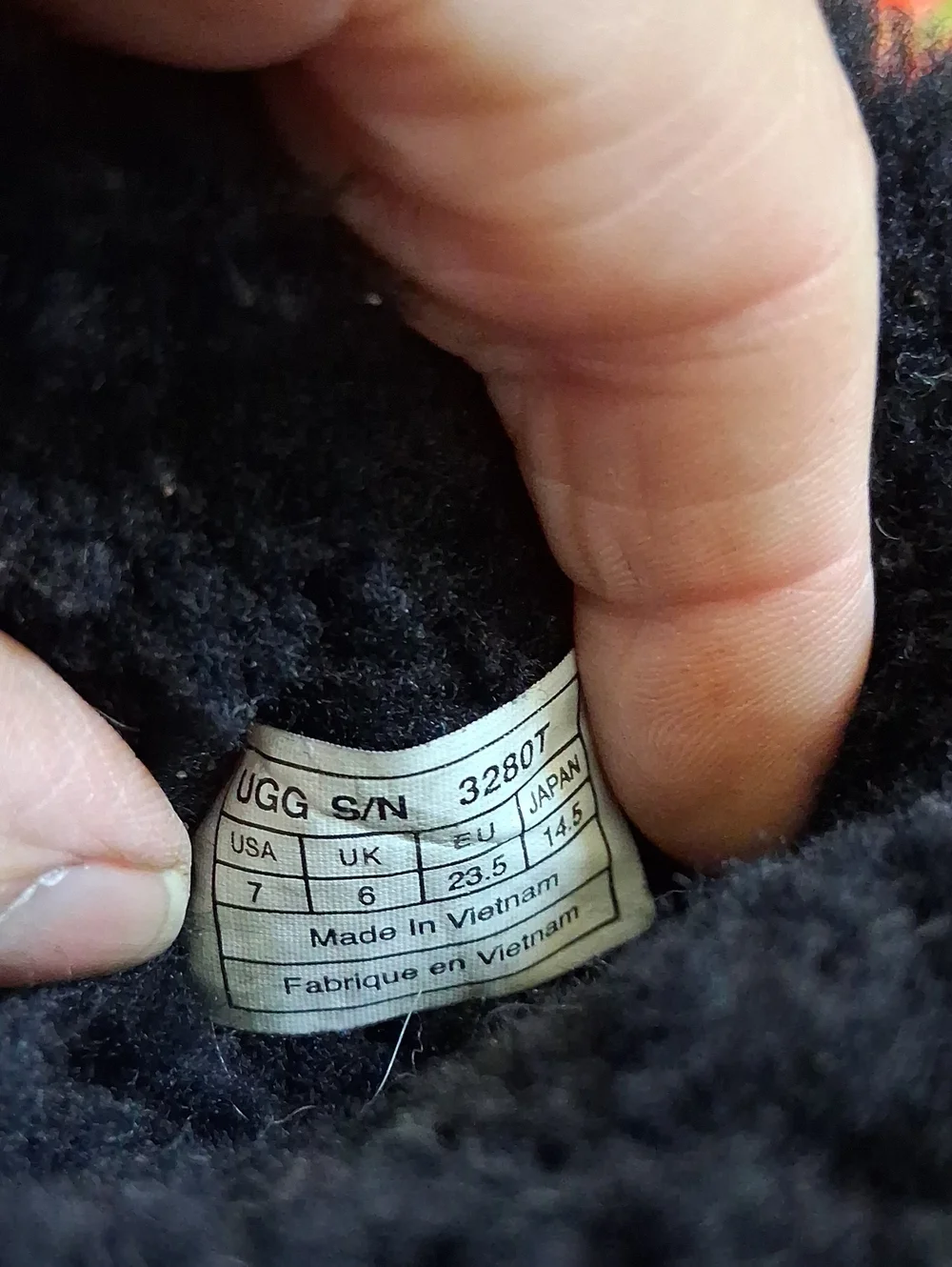 UGG Kids Black Shearling-Lined Bow Back Boots